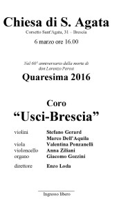 Quaresima 04 - 06-03-2016 - Coro Usci